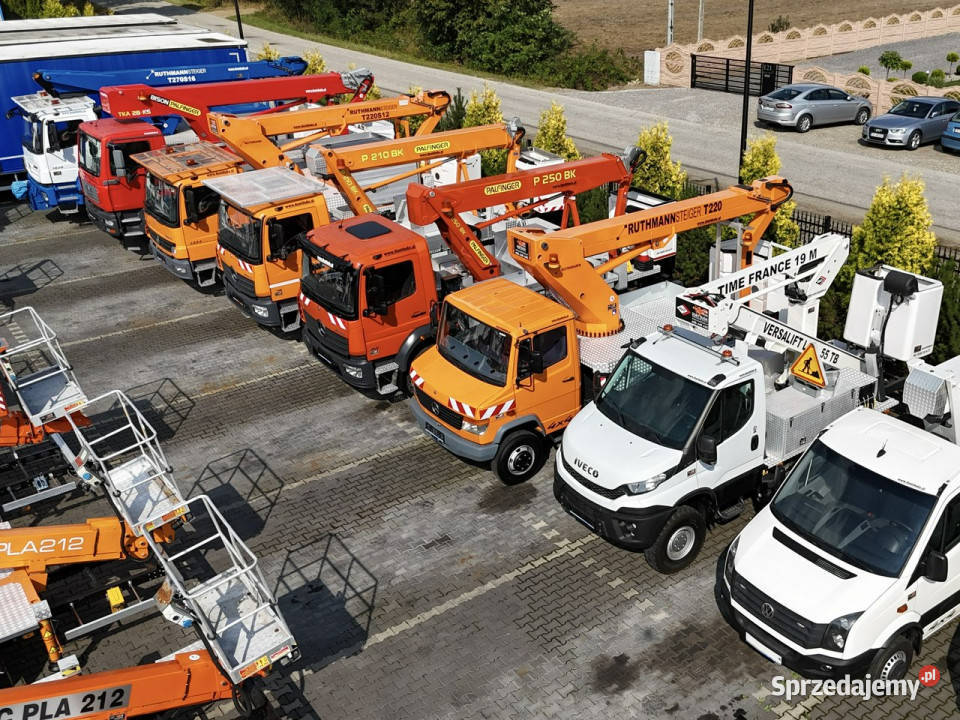 Iveco Daily 55S17W 4x4 Zwyżka 19m Versalift Lat pełny VAT Widełki sprzedam
