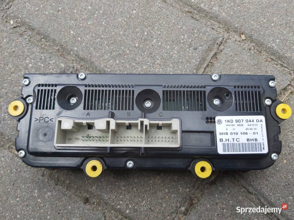 PANEL KLIMATRONIK 1T0 1K0907044AD TOURAN osobowe Pozostałe