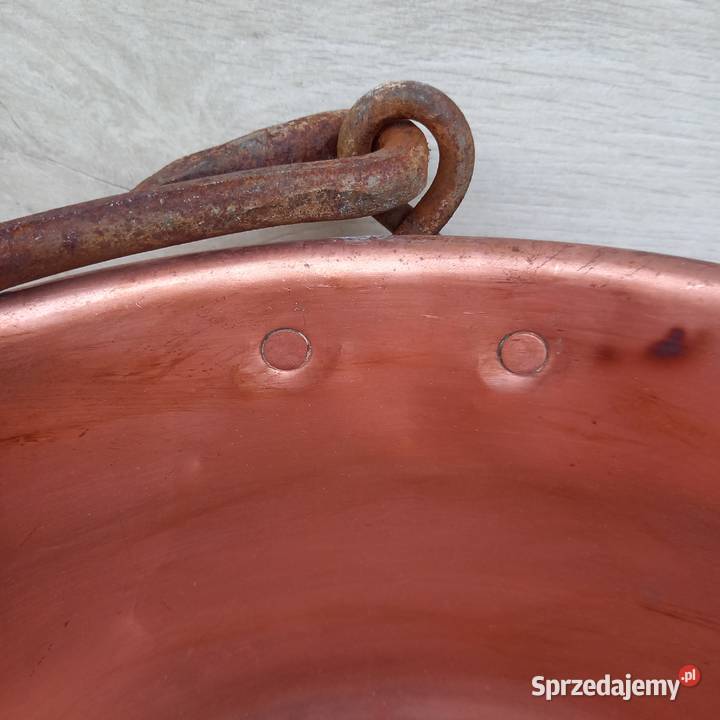 Miedziany kocioł miedziany kociołek poj 12 Warszawa