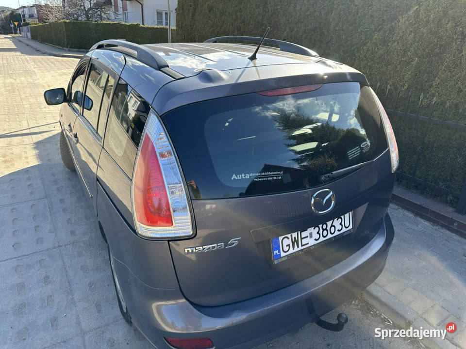 Mazda 5 1 rej 2009 2 wł 7 miejsc polski salon immobilizer Wejherowo
