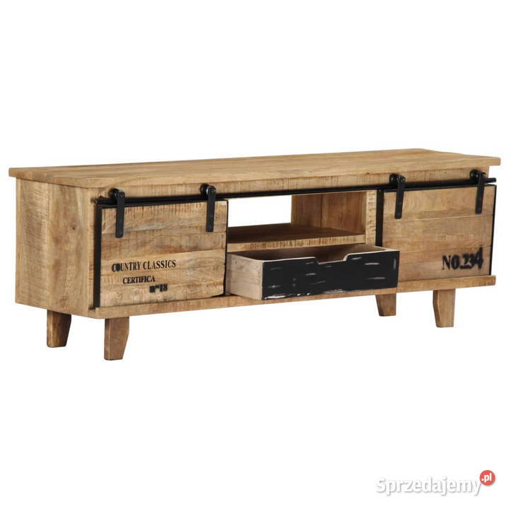 Szafka pod TV 120x30x40 lite drewno mango Warszawa