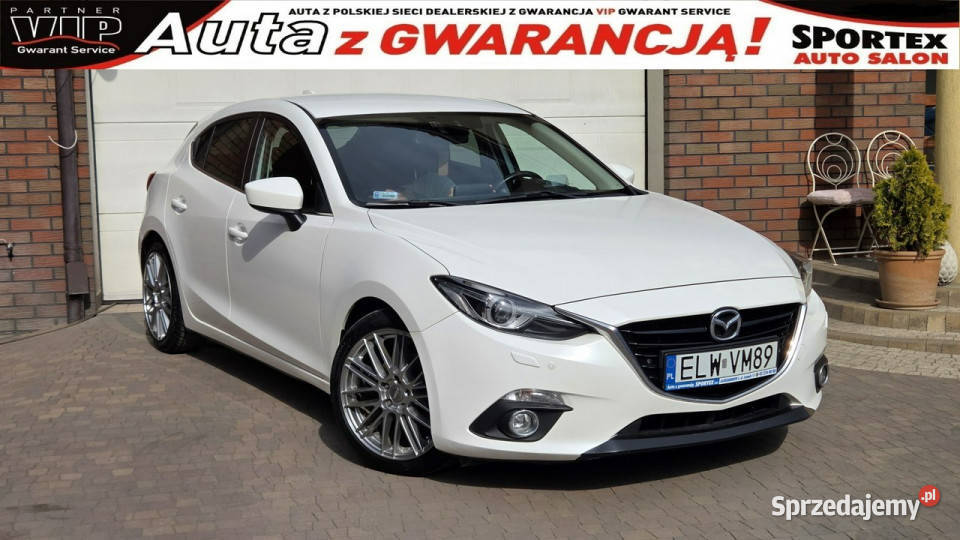 Mazda 3 20 165SkyActivNAWIGACJA HeadUpBIAŁA 4/5 Aleksandrów Łódzki