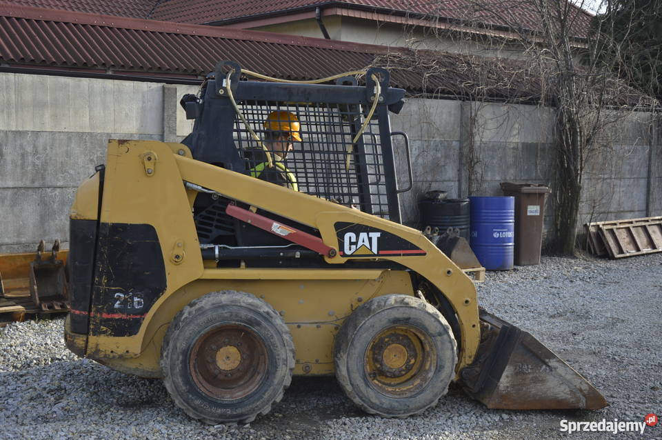 Mini Ładowarka miniładowarka CAT 216 2001r 3TONY Złoczew