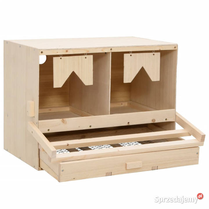 Gniazdo kur 2 przegrody 63x40x45 lite drewno mazowieckie Warszawa sprzedam