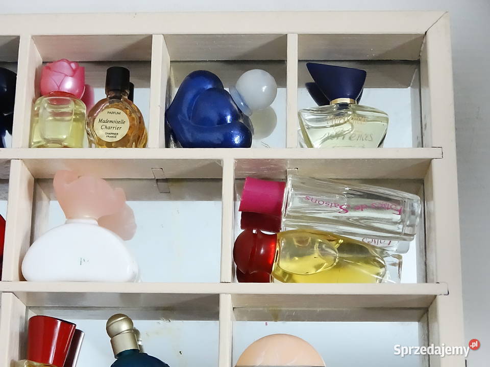 Kolekcja markowych miniaturek perfum w ozdobnej Biłgoraj