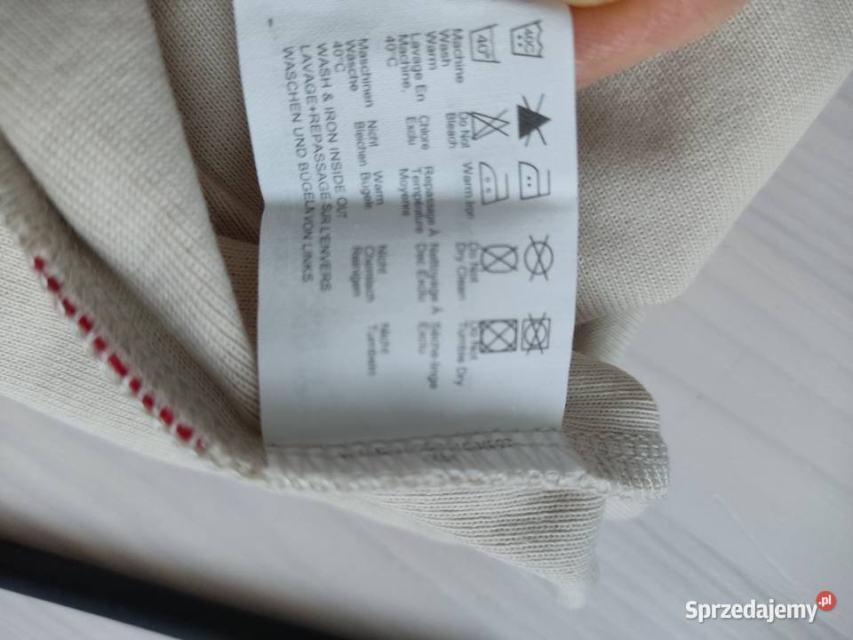 Koszulka z długim rękawem Esprit brązowo kremowa Głuchołazy sprzedam