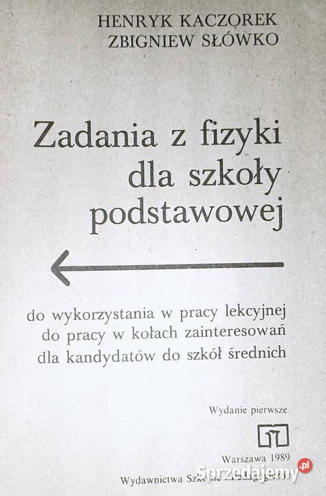 Zadania z fizyki szkoły podstawowej Henryk Chełm
