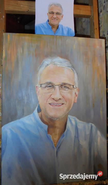 Portret olejny obraz na płótnie kujawsko-pomorskie