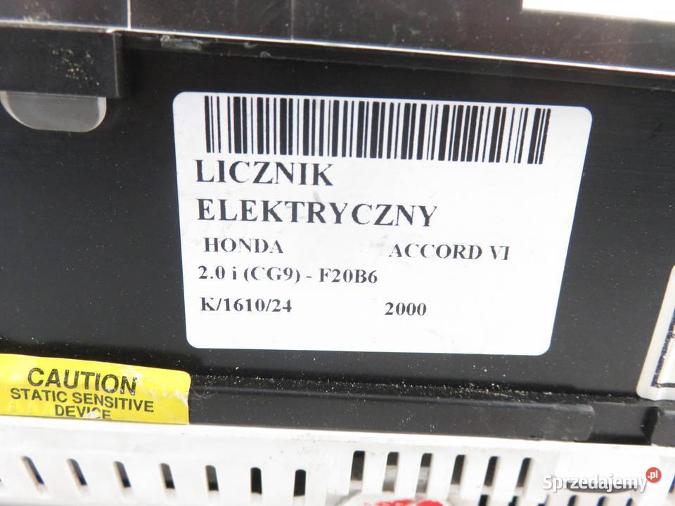 LICZNIK HONDA ACCORD VI 20 VTEC HR0251010 Liczniki i zegary małopolskie