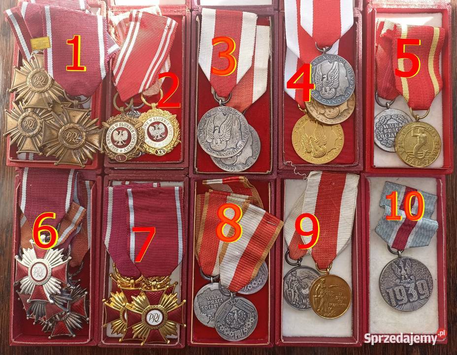 Medal Odznaenie Krzyż Orderu Odrodzenia Polski Sosnowiec sprzedam