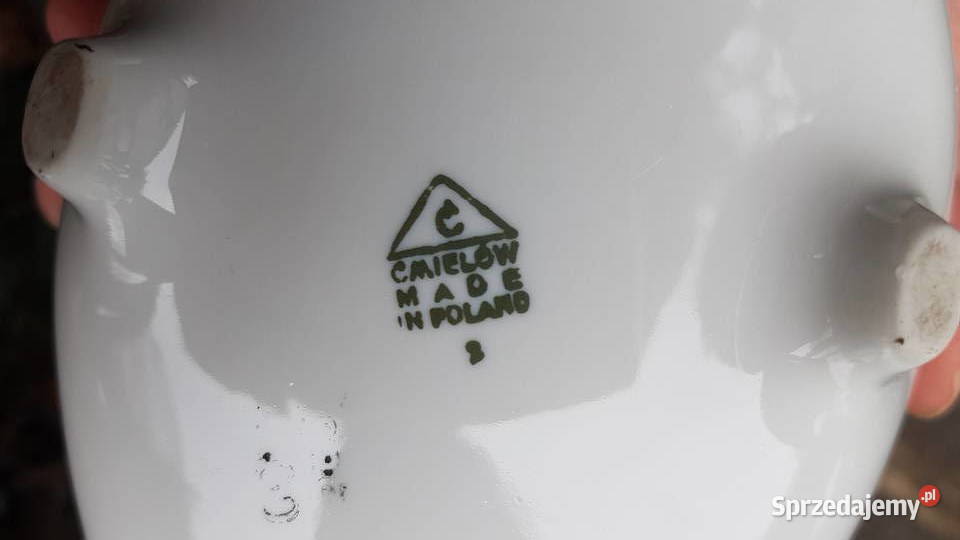 Ćmielów pporcelanowe pudełko Myszków