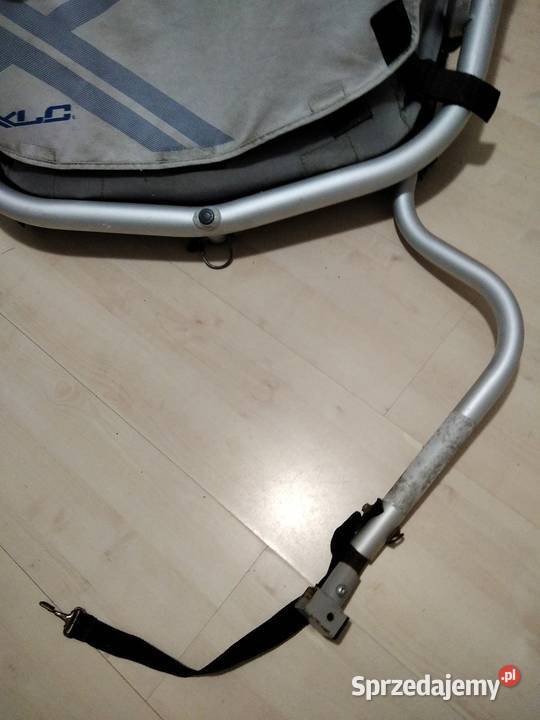 Przyczepka rowerowa dwójki dzieci XLC DUO Poznań