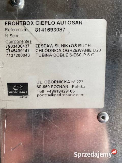 Klimatyzacja Autosan Jelcz Man Mercedes Solbus Wodzisław Śląski