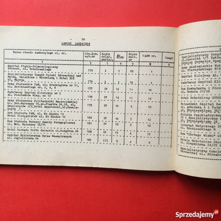 1135 Skorowidz Ulic Szczecina wyd na Wybory do
