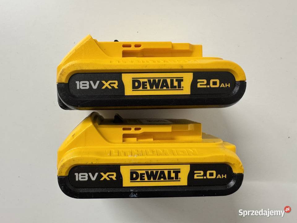 Oryginalne 2 Akumulatory Dewalt 2ah DCB183 Lesieniec sprzedam