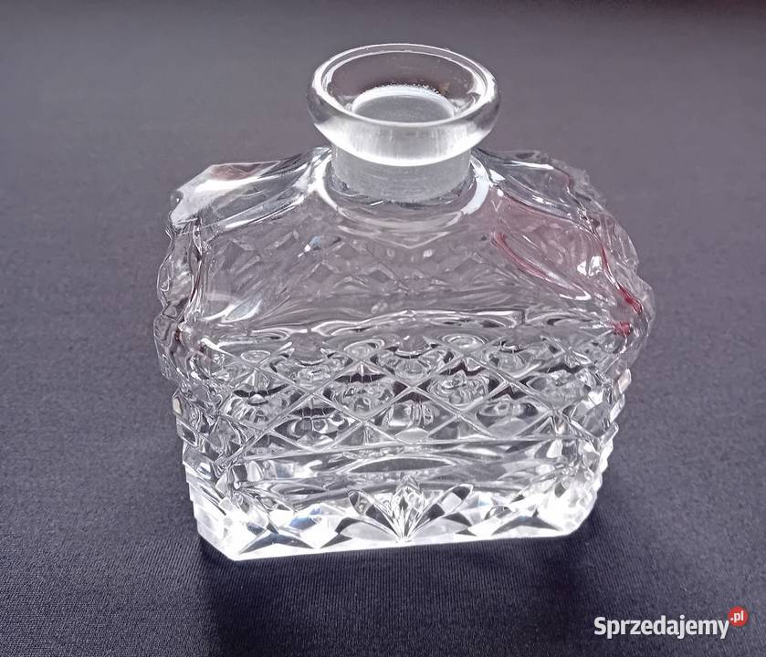 Kryształowy flakon do perfum Około połowy XX w Koźminek