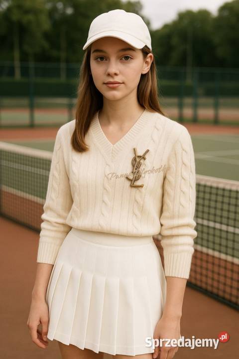 Broszka YSL Yves Saint Laurent stare złoto 7 małopolskie Kraków