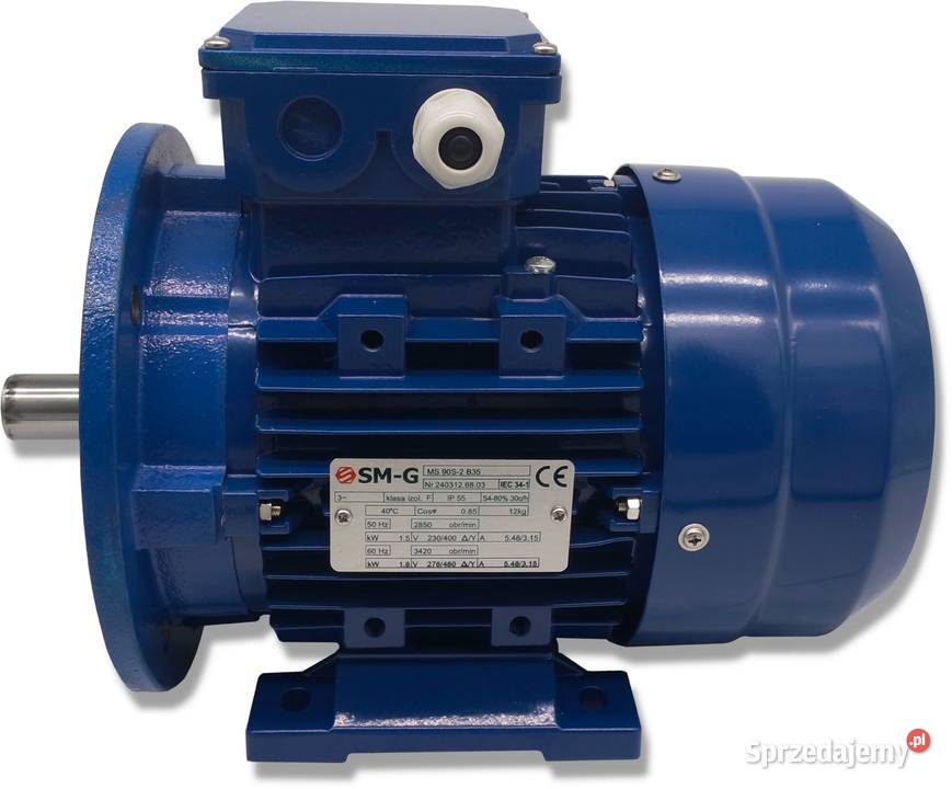 SILNIK ELEKTRYCZNY Z KOŁNIERZEM 15kW 230V 2850 Solec Kujawski
