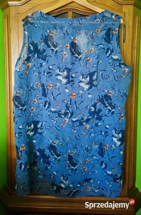 Tunika plus size niebieski Jelenia Góra