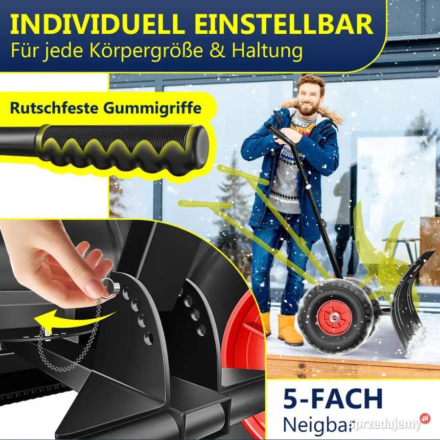 Łopata do śniegu pług na kołach odśnieżarka lubuskie sprzedam