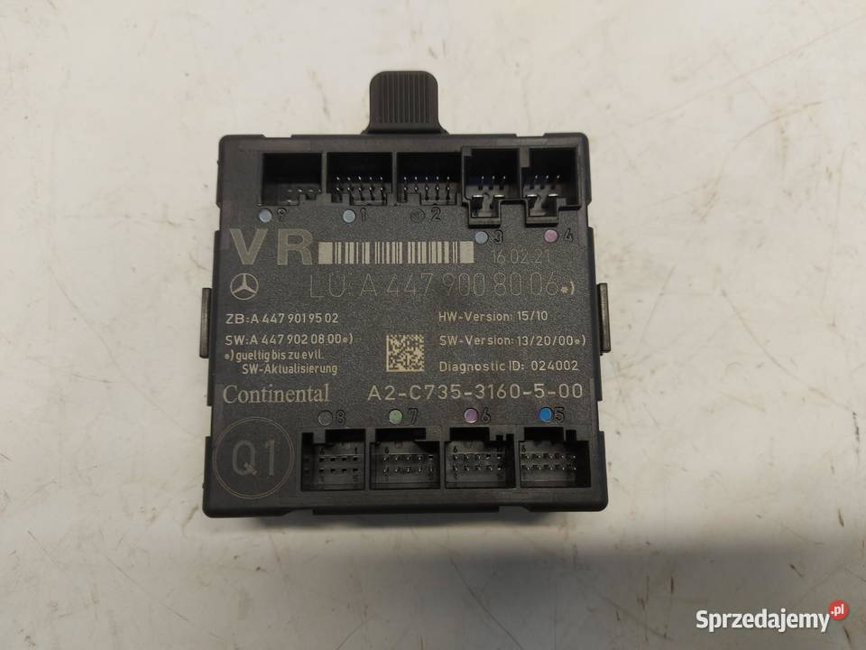 Mercedes EQV w447 Vklasa moduł sterownik drzwi