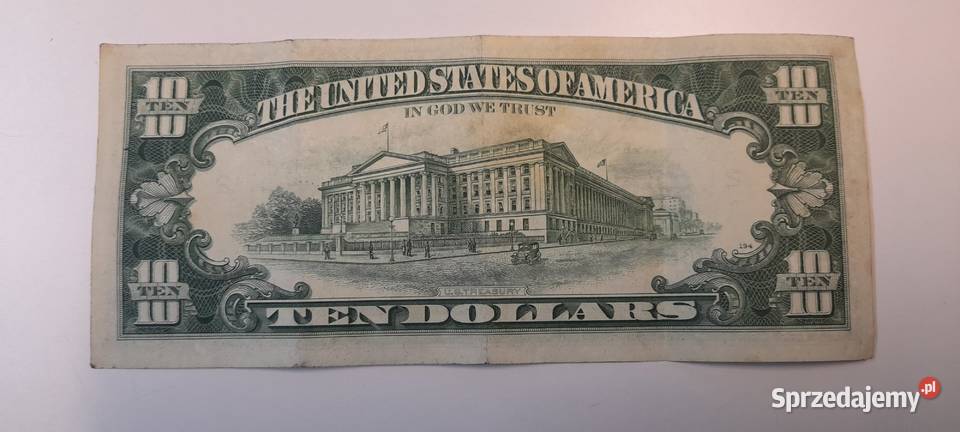 10 dolarów usa 1969 Warszawa