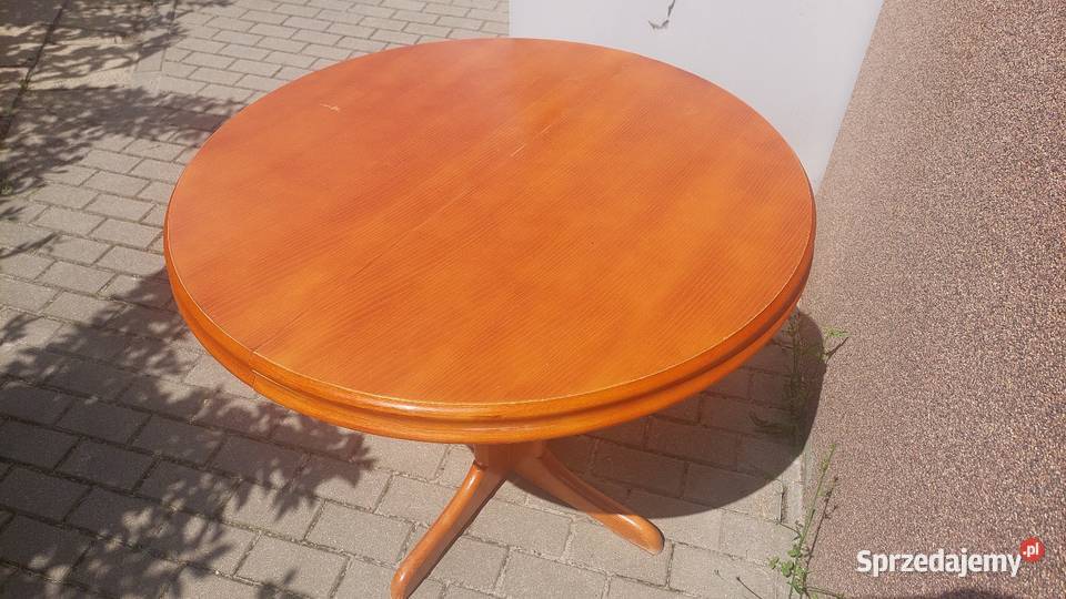 Stół okrągły rozkładany 93cm wielkopolskie Poznań sprzedam