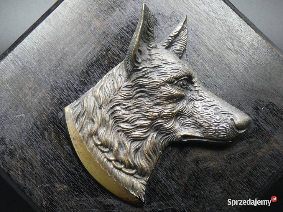 Duża dekoracyjna plakieta z owczarkiem Poznań sprzedam