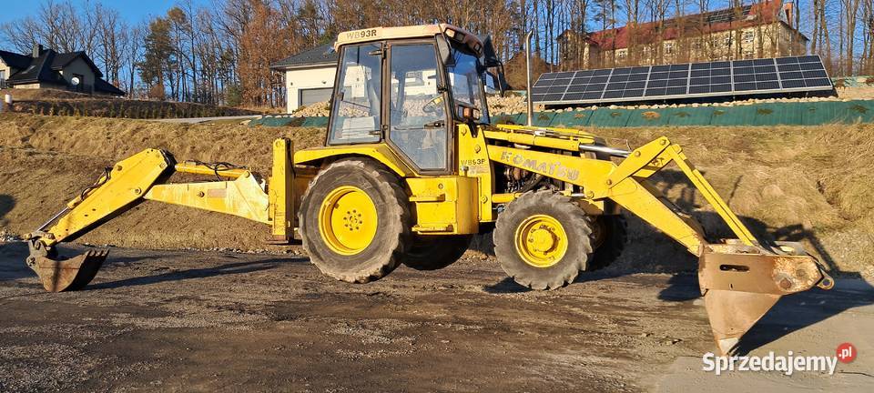 Koparko ładowarka KOMATSU WB93R 4x4 Krokodyl małopolskie Chełmiec