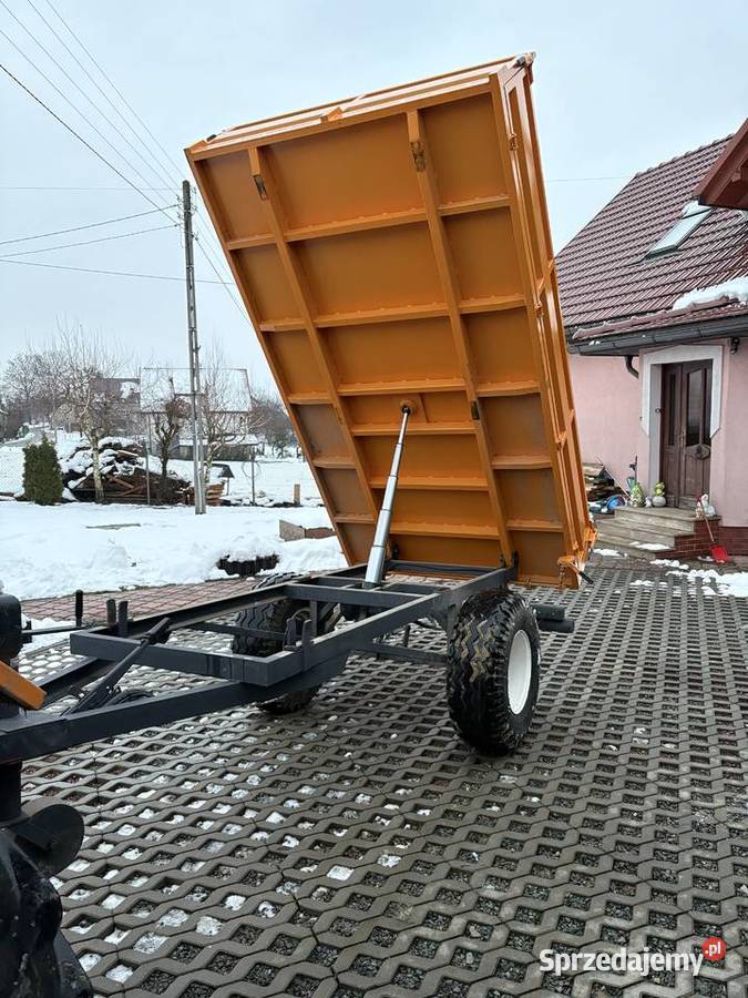 Przyczepa z kiprem wywrotka Dobczyce