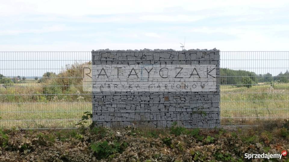 Gabiony Gabion 080x200m Ogrodzenie Gabionowe