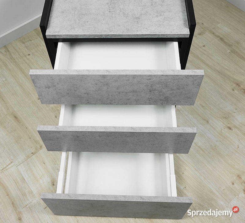 Biurko z kontenerkiem Beton Chicago 160 lubelskie Biłgoraj