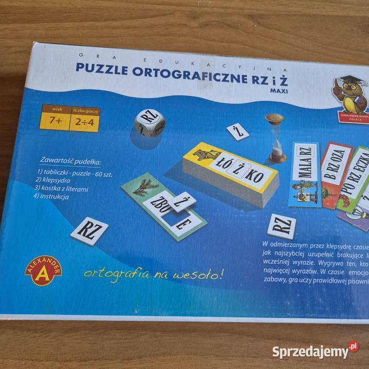 gra edukacyjna puzzle ortograficzne rz i ż maxi Szczecin
