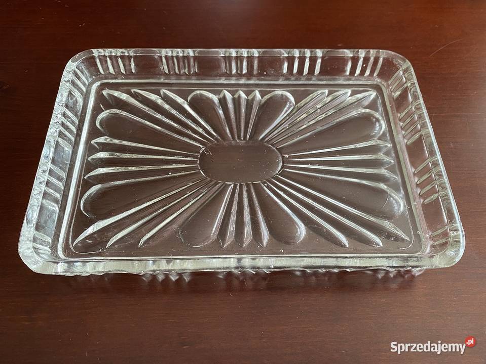 Zestaw z lanego szkła 6 podstawek flakonik i Kraków