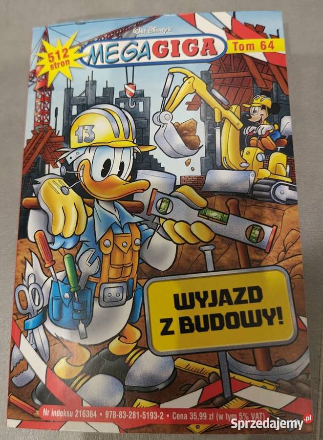 Zestaw 6 książek Kaczora Donalda