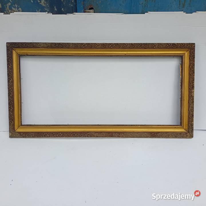 Drewniana Stara Rama Zdobiona Zabrze