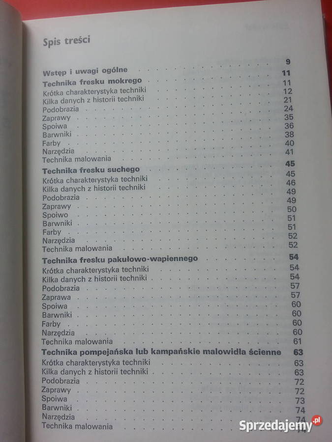 2927 Techniki Malarskie Spoiwa Mineralne sprzedam