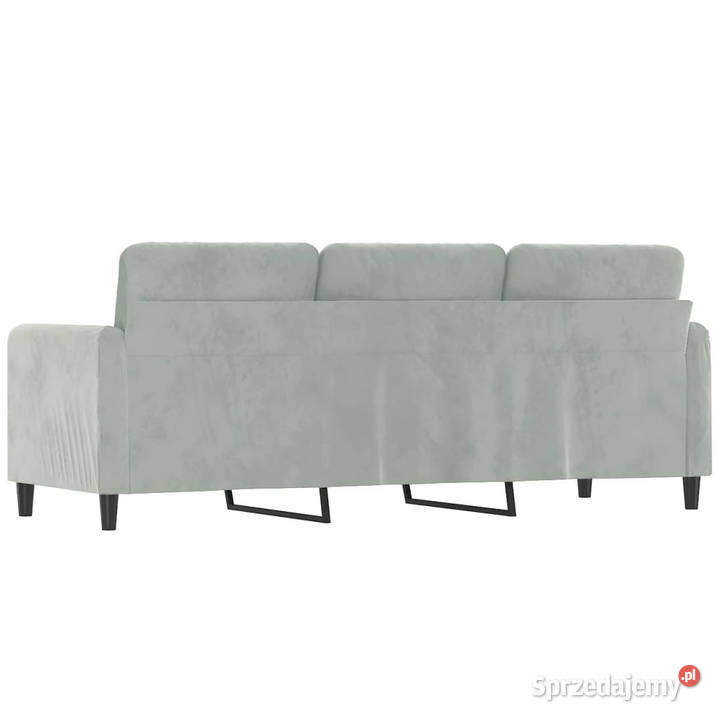 Sofa 3osobowa jasnoszara 180 tapicerowana mazowieckie Warszawa