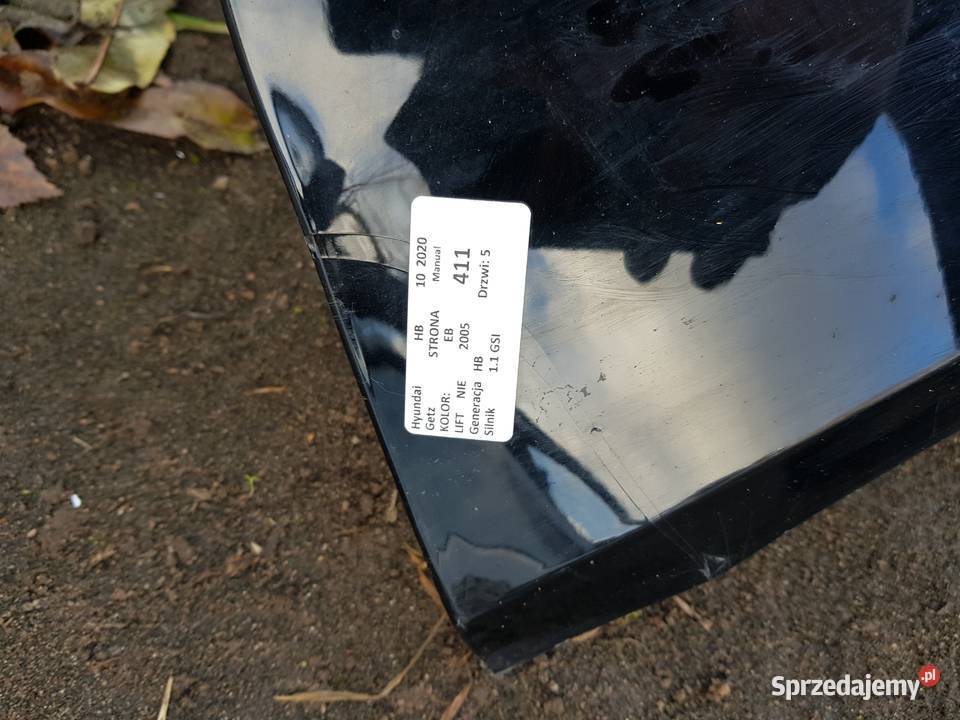 HYUNDAI GETZ I EB HB ZDERZAK TYŁ Zbierkowo sprzedam