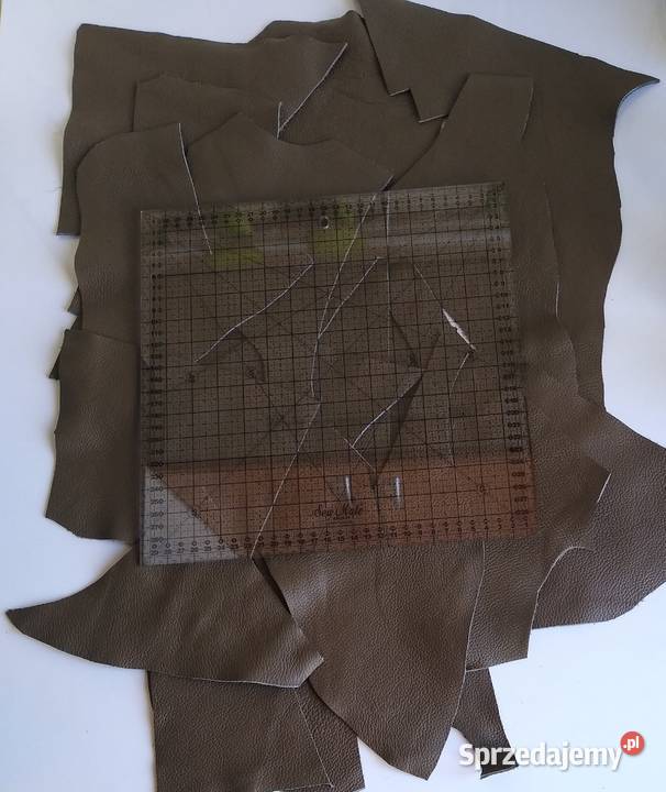 Skóra 610 g Licowa Włoska średnie i małe kawałki pomorskie sprzedam