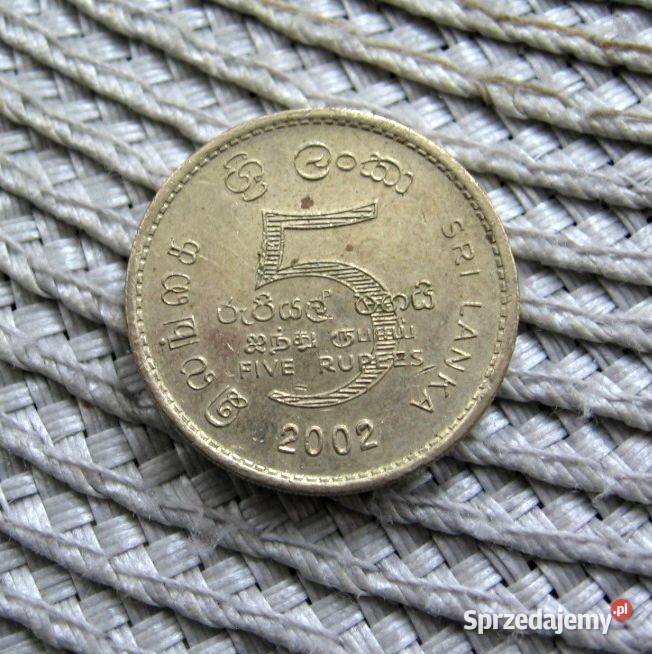 Sri Lanka 5 Rupi 2002r Kalisz