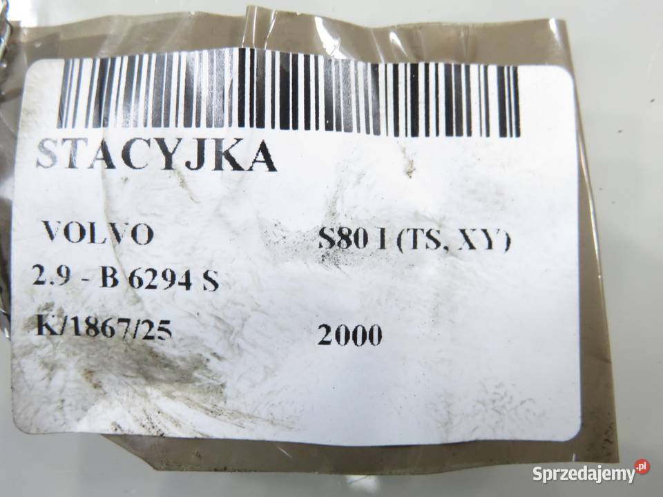 STACYJKA VOLVO S80 I 9169572 sprzedam