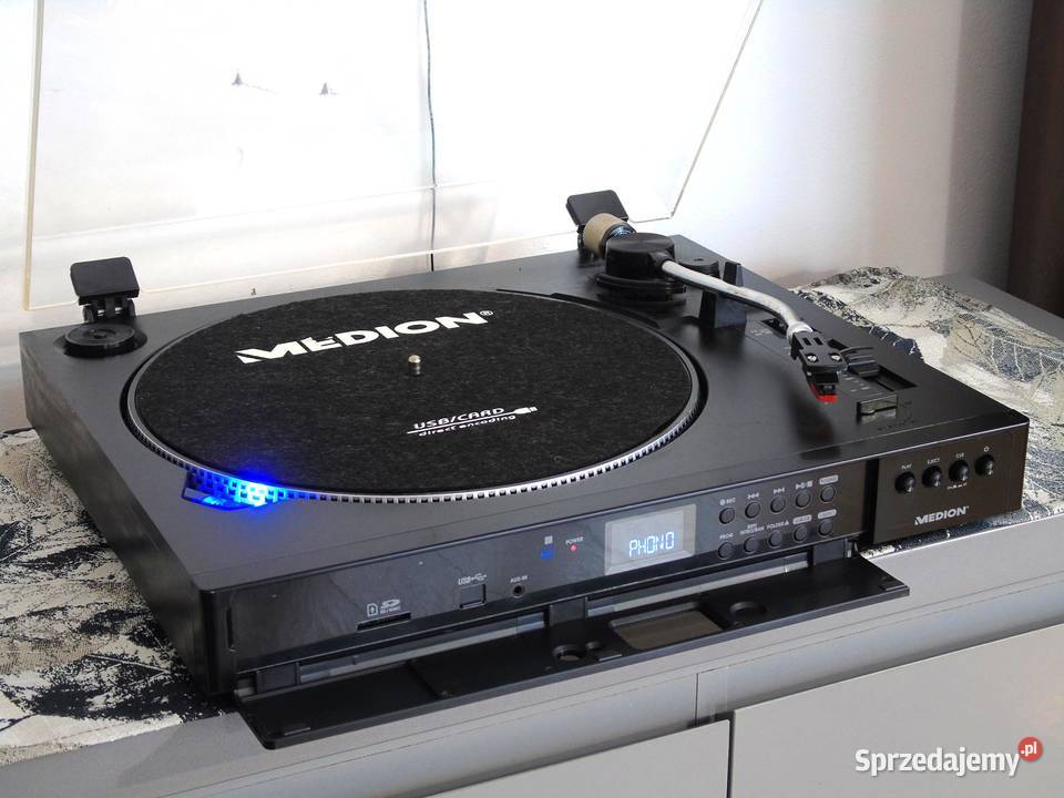 Gramofon USB mp3 rec Medion Automat DOSTAWA Jasło sprzedam