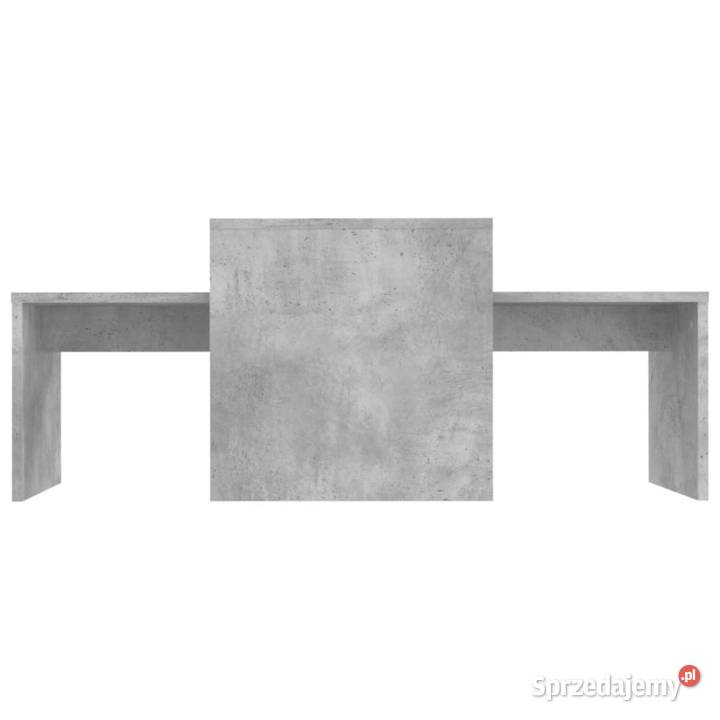 vidaXL Stoliki kawowe betonowy szary 100x48x40 Warszawa