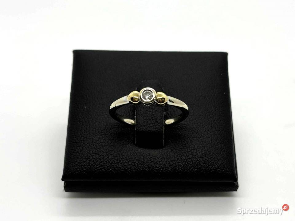 Złoty Pierścionek z Diamentem pr 750 294g