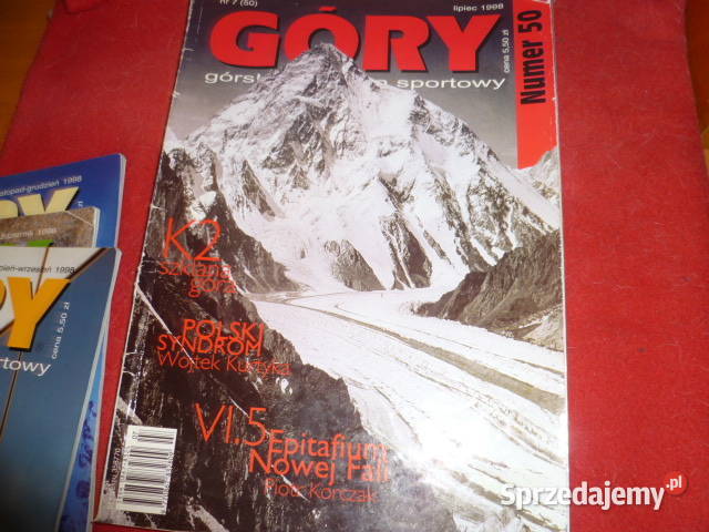 Gory magazyn górski 1998r Kultura i Rozrywka Kraków