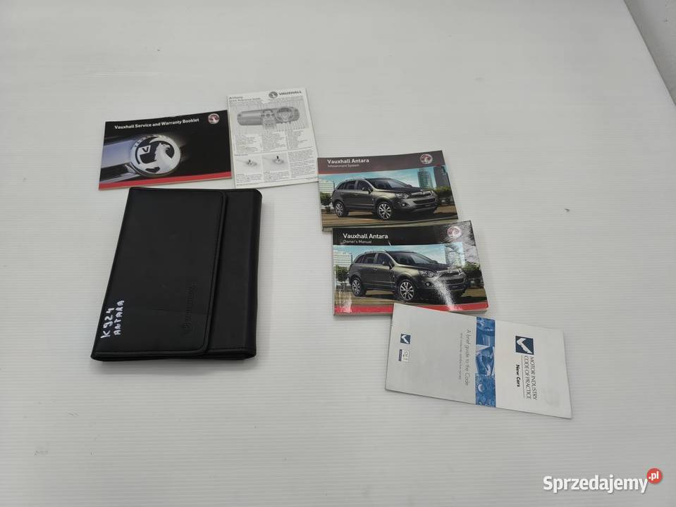 KSIĄŻKA ETUI INSTRUKCJA OPEL ANTARA LIFT wielkopolskie sprzedam