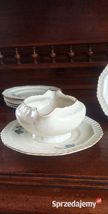 Sosjerka KPM Kbenhavns Porcellains Maleri pomorskie Gdańsk