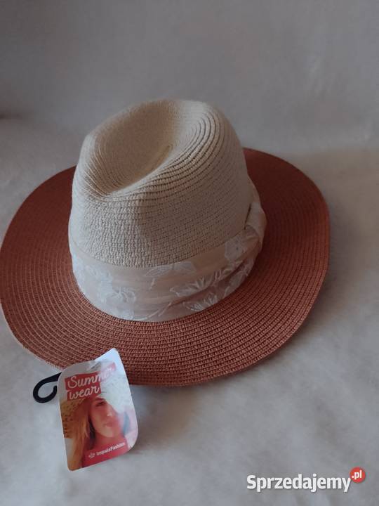 Ekskluzywny letni kapelusz fedora z Madrytu NOWY małopolskie Kraków sprzedam