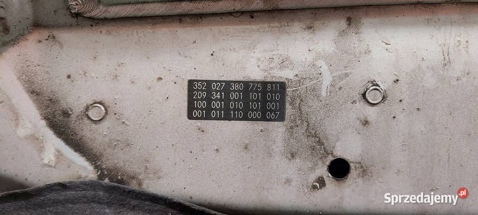 MASKA MERCEDES CLK W209 BEZ RDZY LAK 775 Międzychód sprzedam